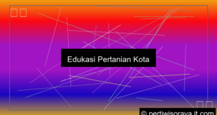 edukasi pertanian kota