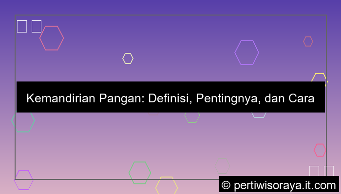 gambar kemandirian pangan