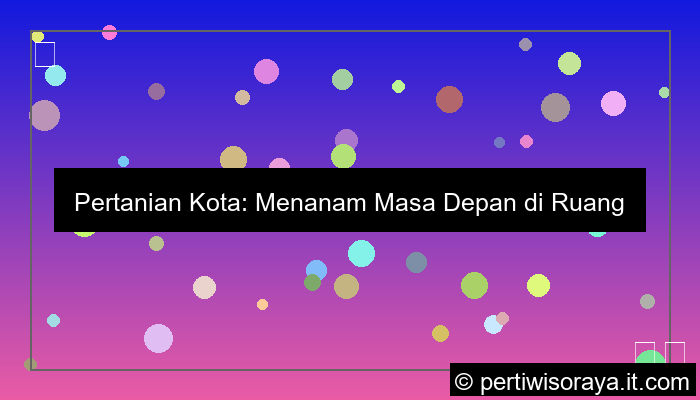 pertanian kota