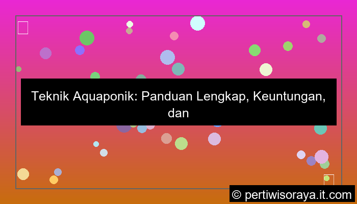 teknik aquaponik